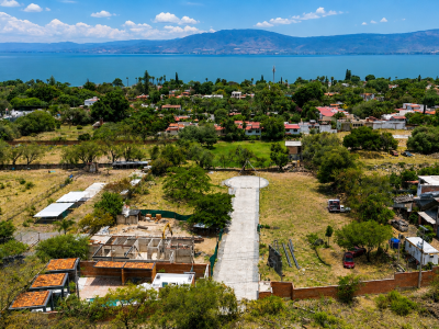 foto dron lago villa shambala